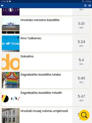 Tražilica Zagreb android App screenshot 1